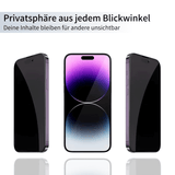 SecureScreen - blickdichtes Privacy-Panzerglas für iPhone-Display - langlebig & kratzfest