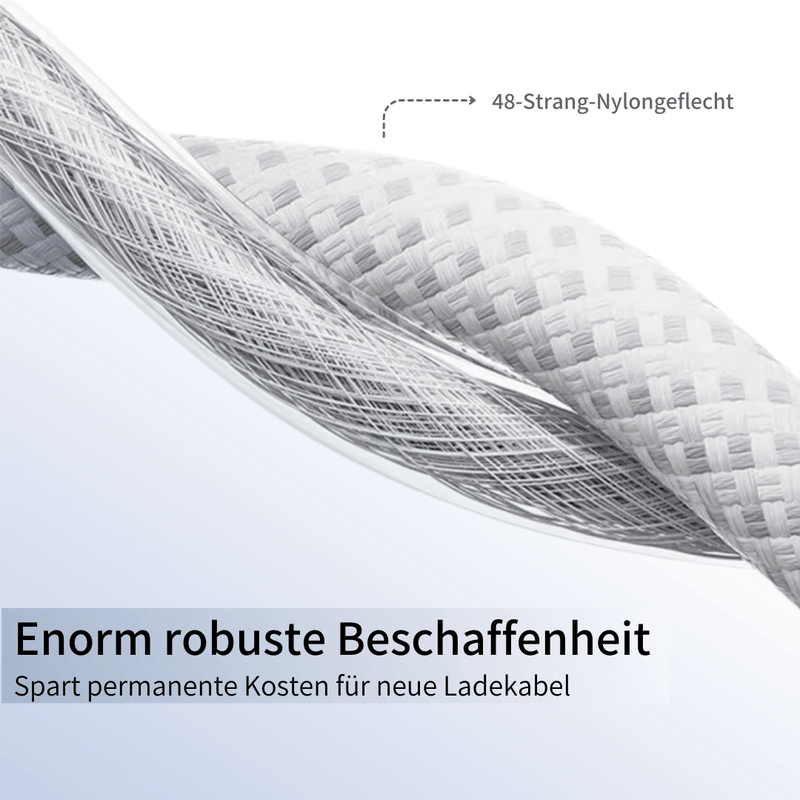 Revolto - reißfestes USB-C Ladekabel - ladestabil & knotenresistent