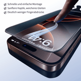 SecureScreen - blickdichtes Privacy-Panzerglas für iPhone-Display - langlebig & kratzfest